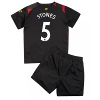Manchester City John Stones #5 Udebanesæt Børn 2022-23 Kortærmet (+ Korte bukser)